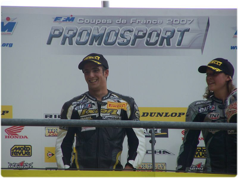 Le Mans podium 2